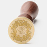 Elegant Monogram Crest Wedding Wax Seal Stamp<br><div class="desc">Use this vintage style script ornate crest wedding monogram wax stamp to make your own wax seals and add elegance to your wedding invitation suite,  favors,  place cards and more.</div>