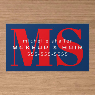Elegant Monogram Design and Minimalist Clear Business Cards
