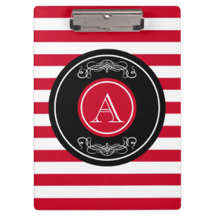 Elegant monogram design clipboard