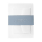 Elegant Monogram Dusty Blue Wedding