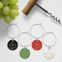 Elegant Monogram Festive Holiday