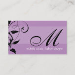 Elegant; Monogram Flourish Business Card at Zazzle