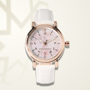 Elegant Monogram Gift for Her, Rose Gold Women's Watch