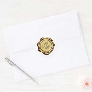 Snail Mail - 48 Sticker Seals for Envelopes & Stationery – Black
