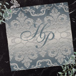 Elegant Monogram Gray Taupe Royal Damask  Scarf<br><div class="desc">Elegant Gray and Taupe Damask pattern with light shading. The shading is a simulated effect. Personalize this design by adding your name,  initials,  commemorative date,  monogram or graphic. RemiDeVan© High Quality printing. remidevandesigns@gmail.com for customization support.</div>