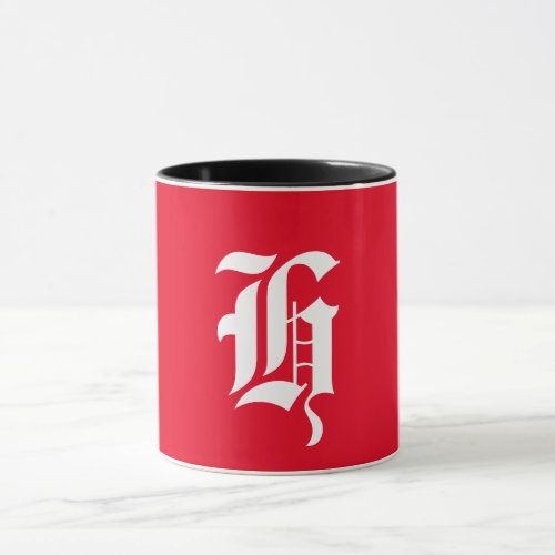 Elegant Monogram H Mug