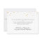 Elegant Monogram Hearts Metallic Gold Thank You