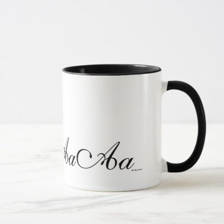 Elegant Monogram Initial A Coffee Mug