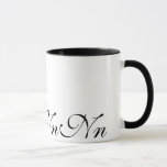 Elegant Monogram Initial N Coffee Mug at Zazzle
