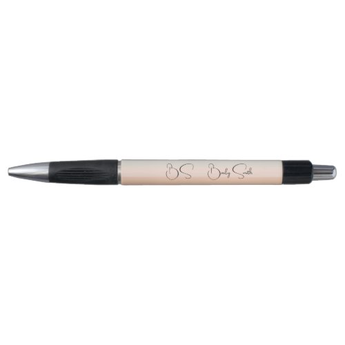 Elegant Monogram Initial Name Pen