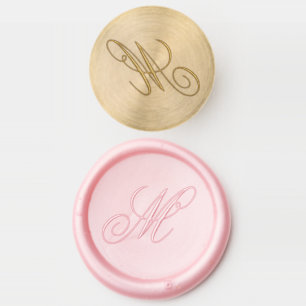 Elegant Monogram Initial  Wax Seal Stamp