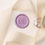 Elegant Monogram Initial Wax Seal Wax Seal Stamp<br><div class="desc">Modern solid brass wax seal stamp. Features the letter M with all letters available. A lovely finish for sealing envelopes and adding ribbon and tags to gifts.</div>