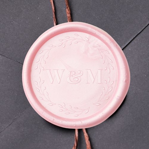 Elegant Monogram Initials Wedding Wax Seal Stamp