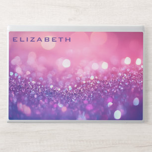 Elegant monogram light purple modern Laptop skin