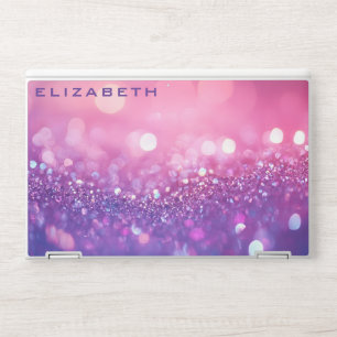 Elegant monogram light purple modern Laptop skin