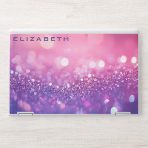 Elegant monogram light purple modern Laptop skin