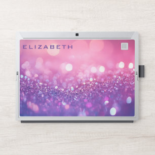 Elegant monogram light purple modern Laptop skin