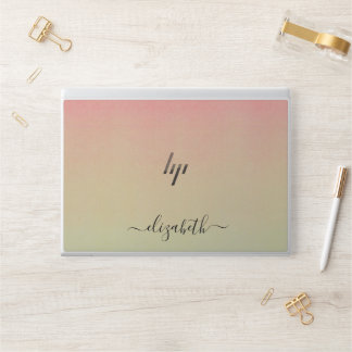 Elegant monogram luxury foil Laptop skin