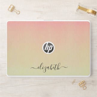 Elegant monogram luxury foil Laptop skin