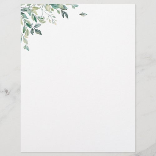 Elegant Monogram Modern Letterhead