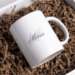 Elegant monogram Mug<br><div class="desc">Introducing our exquisite Monogram Initial Mug, where personalized style meets your morning brew! Start your day with a touch of elegance using this beautifully designed mug, featuring a meticulously crafted monogram initial and name. Made from high-quality ceramic, this mug provides a comfortable and enjoyable drinking experience. Whether you're sipping on...</div>