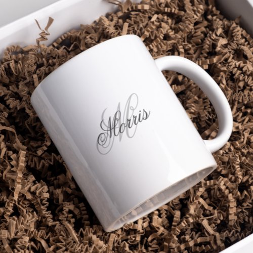 Elegant monogram Mug