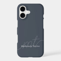 Elegant Monogram Name Personalized Text