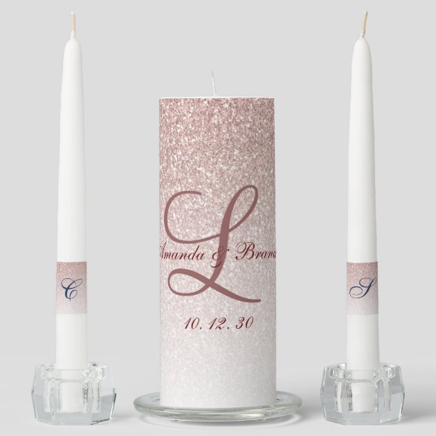 Elegant unity candle sale sets