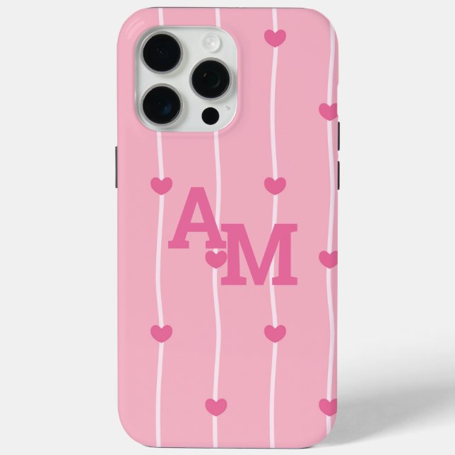 Elegant Monogram Personalized Case-Mate iPhone Case (Back)