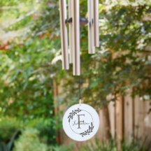 Elegant Monogram Personalized Garden