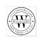 Elegant Monogram Return Address