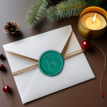 Elegant Monogram Solid Brass Wax Stamper