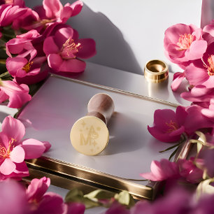 Elegant monogram vintage Solid Brass Wax Stamper