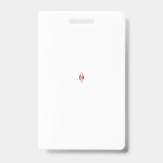 Elegant Monogram Wedding Badge