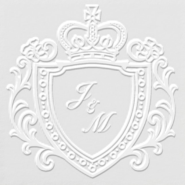 Elegant Monogram Wedding Crest Embosser (Design)