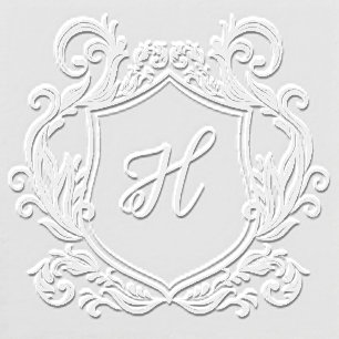 Elegant Monogram Wedding Embosser