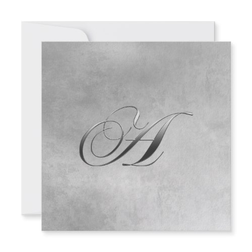 Elegant Monogram Wedding invitation