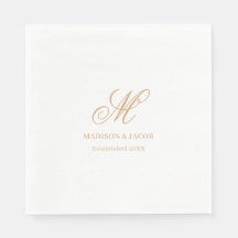 Elegant Monogram Wedding
