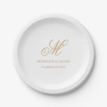 Elegant Monogram Wedding