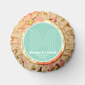 Elegant Monogram Wedding Thank You Reese's Peanut Butter Cups