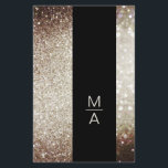 Elegant Monogramm Silber Gold Flyer<br><div class="desc">Ein elegantes und raffiniertes Design mit einem digitalen Bild aus Silber-Gold-Glitter. Achtung: Bei der Herstellung wird keine echte Folie verwendet,  sondern nur die Farbe gründlich aufgedruckt. Füge deine Daten,  Logo,  Firmendetails und Bilder in Minuten hinzu.</div>