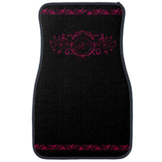 Elegant Monogrammed Lady Car Floor Mat