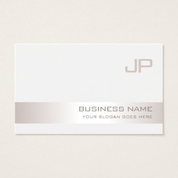 Elegant Monogrammed Modern Plain Trendy Luxury Business Card Elegant Monogrammed Modern Plain Trendy Luxury Business Card
