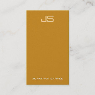 Elegant Monogrammed Premium Pearl Finish Luxury Business Card