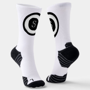 Elegant Monogrammed Stylish Socks
