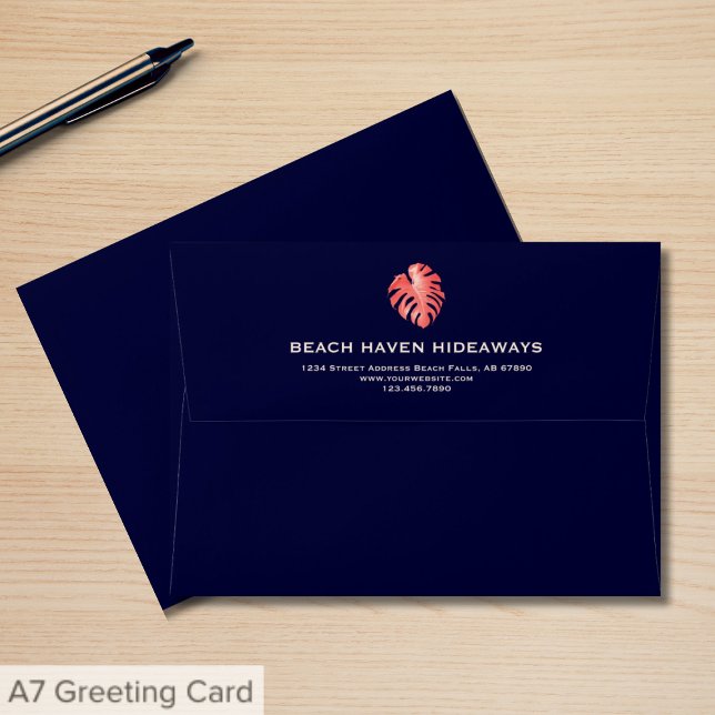 Elegant Monstera Leaf Envelope (Creator Uploaded)