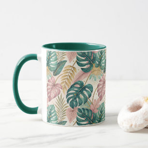 Elegant Monsteras Gold Mug