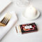 Elegant + Moody Floral Black Wedding Matchboxes