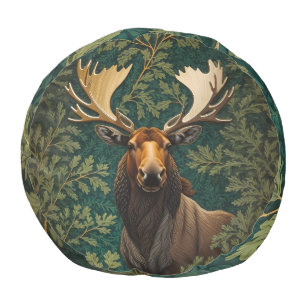 Elegant Moose William Morris Inspired Pouf