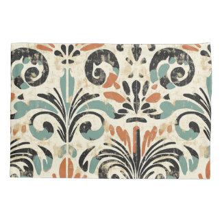 Elegant Moroccan Spanish Tile Pattern Pillow Case